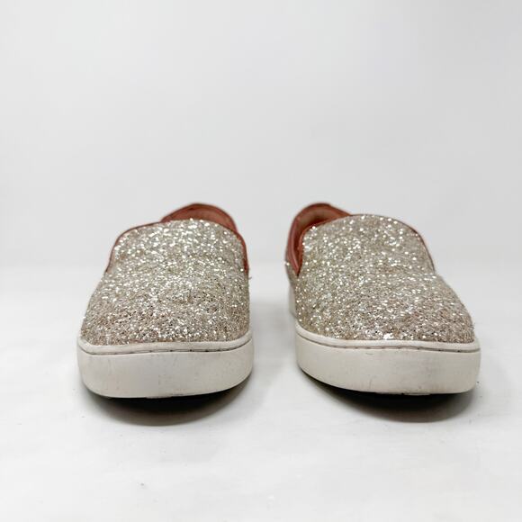 [Birdies] The Swift Ombre Pixie Dust Sparkle Pink Silver Slip On Sneakers Size 9 - Picture 5 of 12